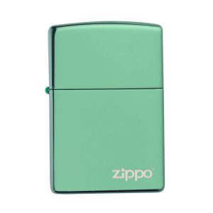 تصویر فندک Zippo مدل Chameleon با بدنه رنگی براق و لوگوی Zippo