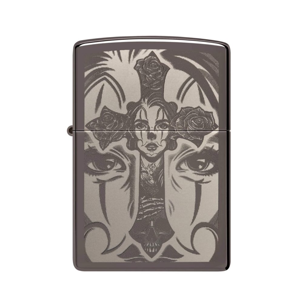 فندک Zippo مدل Skull Cross Design