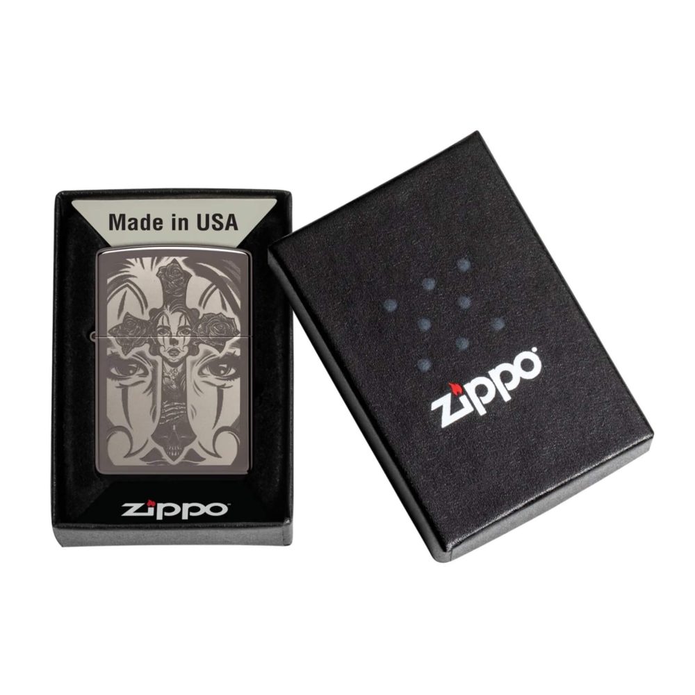 فندک Zippo مدل Skull Cross Design - تصویر 4