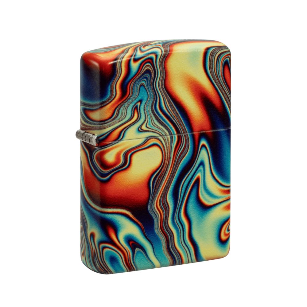 فندک Zippo طرح Colorful Swirl Design